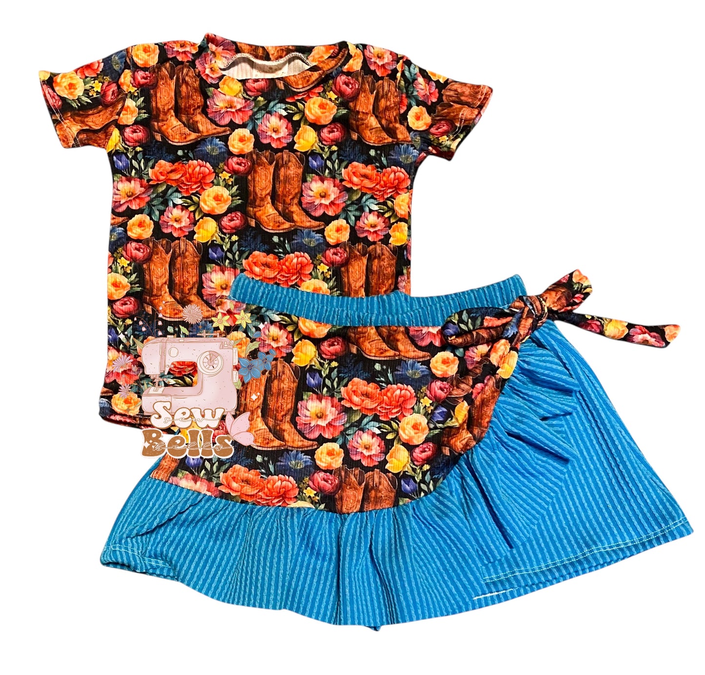 2T fitted tee/ skort