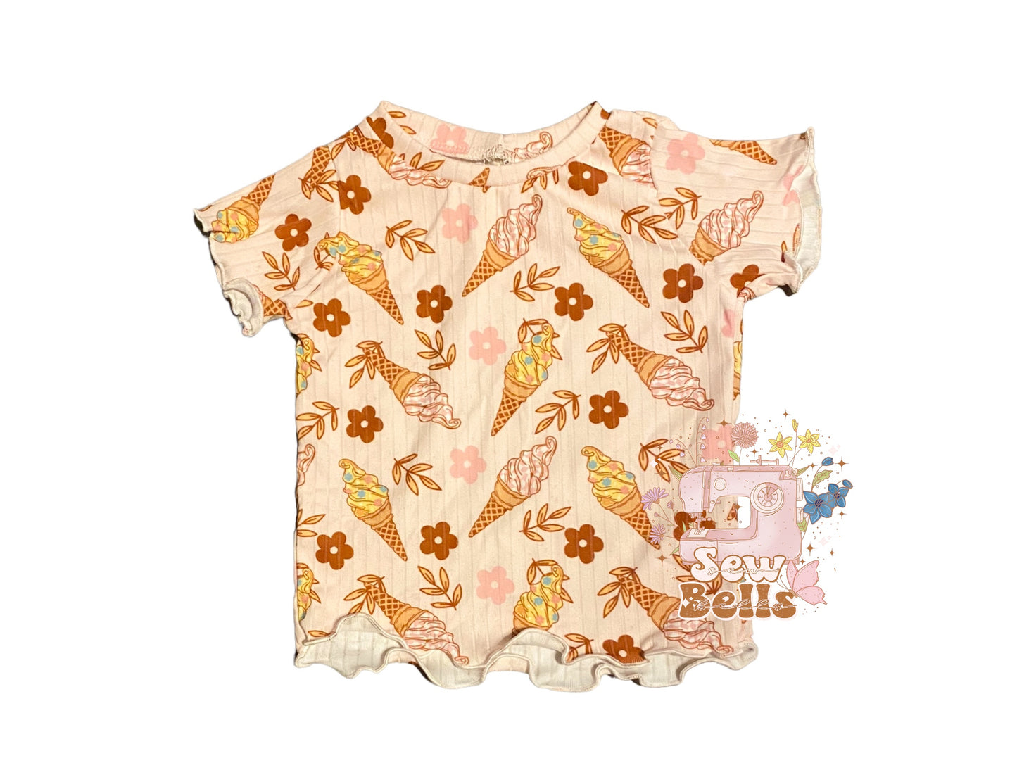 12-18 tee with lettuce hem