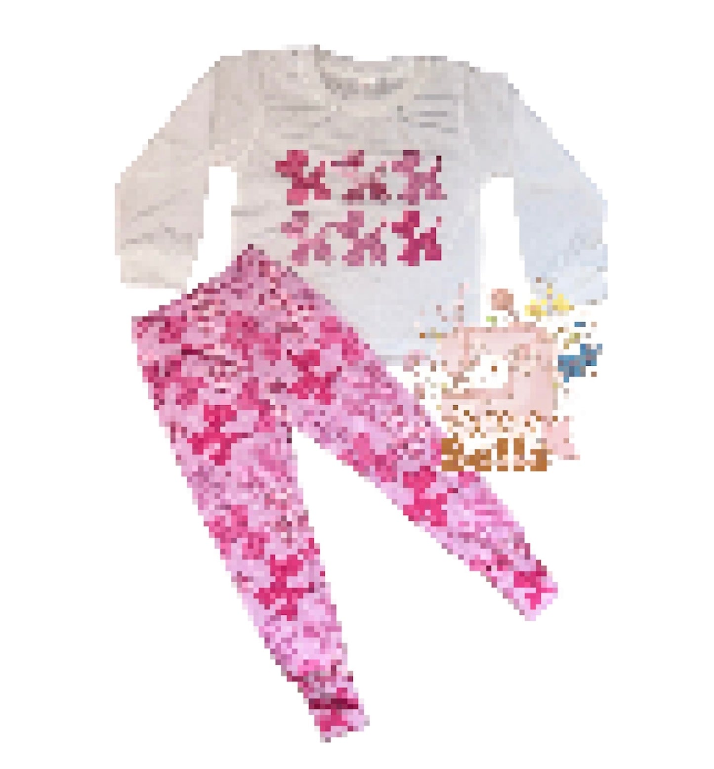 2t Long Sleeve sublimation top and leggings