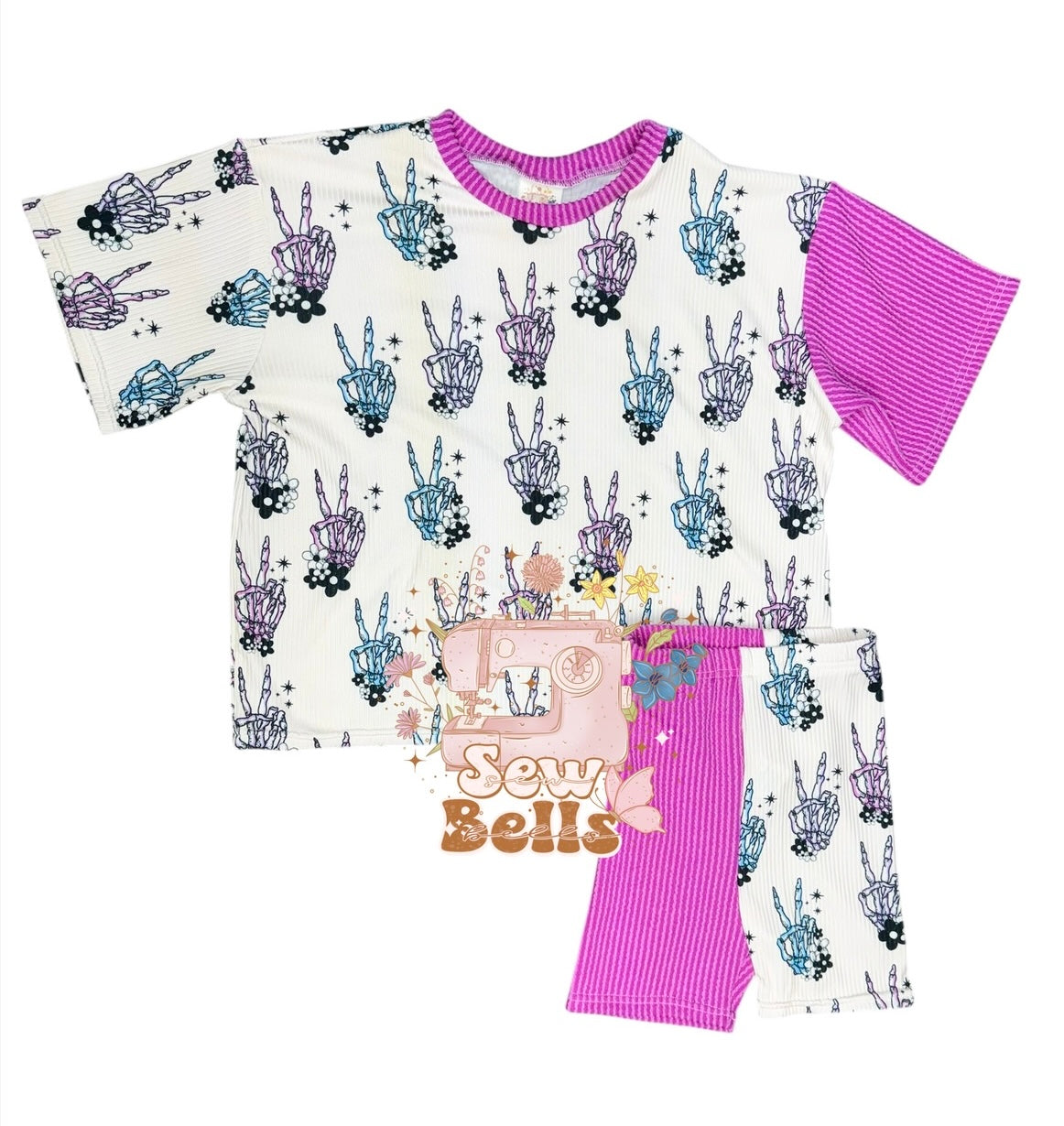 5T comfy tee/bikers